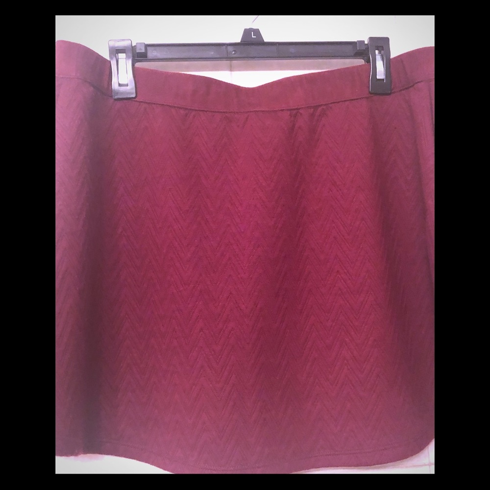🔆🔅HOST PICK🔅🔆burgundy red Skirt elastic waist